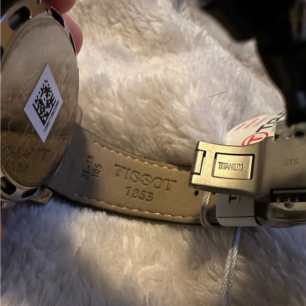 New with tags- Tissot Watch- T-Touch‎ II Titanium with mother of pearl